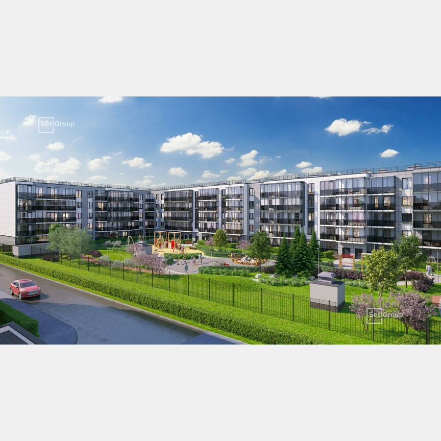 1-к. квартира, 37,6 м², 2/5 эт.