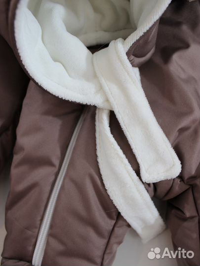 Комплект на выписку мокко зима/хололная осень