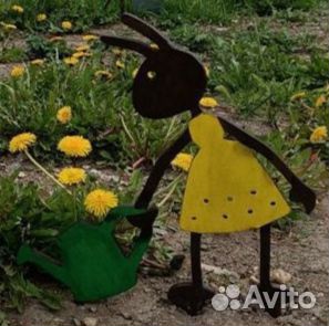 Фигуры садовые из дерева