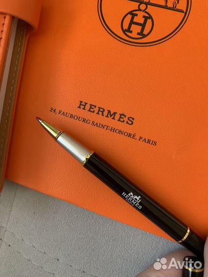 Блокнот и ручка Hermes