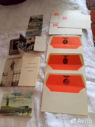 Конверты чистые и открытки СССР