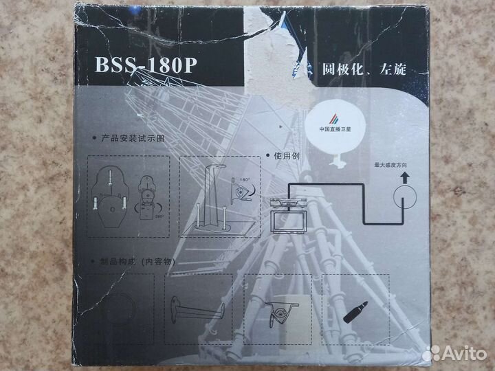 Спутниковая антенна 25 см BSS-180P