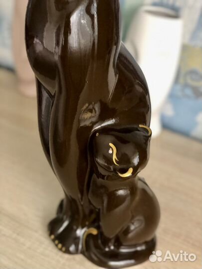 Статуэтка кошка копилка 46 см