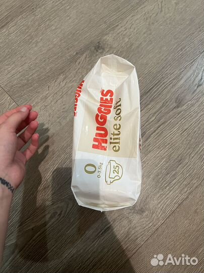 Памперсы huggies 0