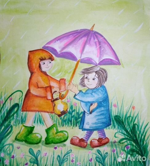 Рисунки и поделки в школу или сад