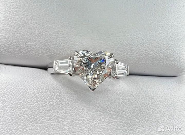 Кольцо с бриллиантами 2.57 Ct