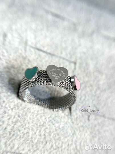 Tiffany кольцо сердце