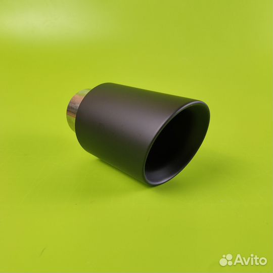 Насадка на глушитель 90мм черная матовая