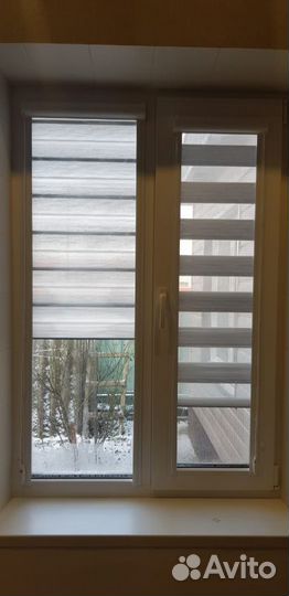 Рулонные шторы день ночь зебра V3760-M4502