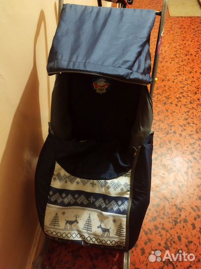 Детские санки с колесами