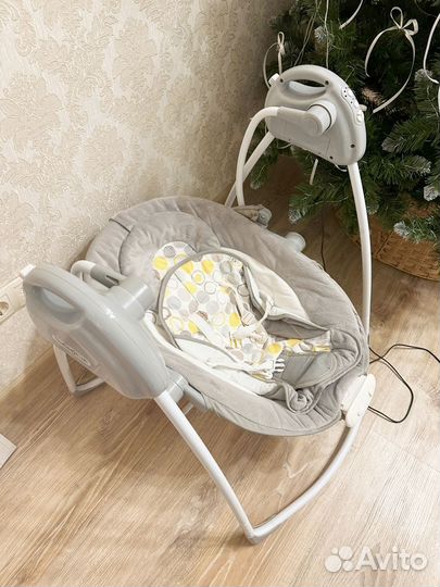 Детские электрокачели babyton