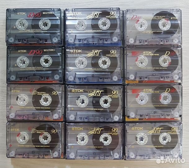 Аудиокассеты TDK D 90 (076)