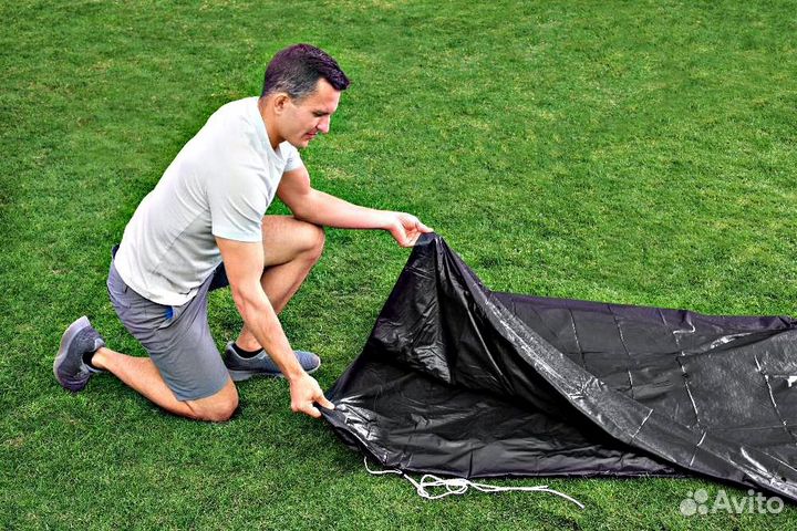 Тент для бассейна 366 - 396 Bestway