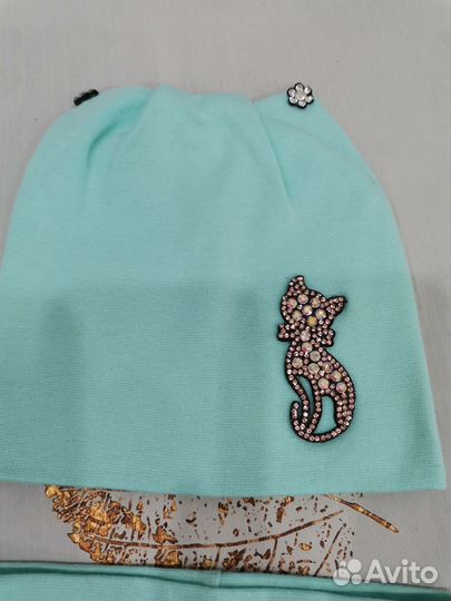 Шапка и снуд для девочки
