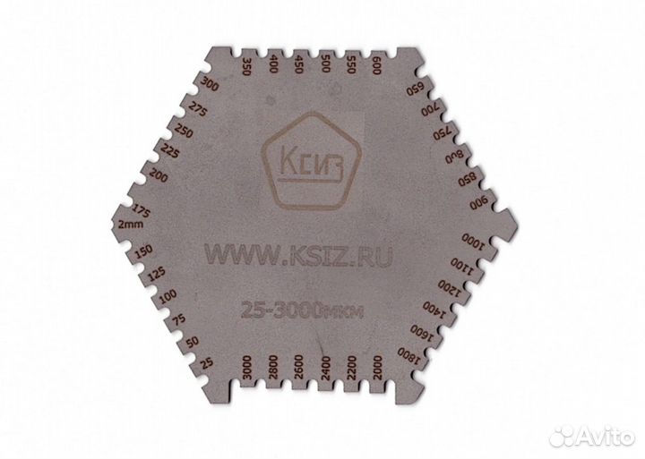 Гребенка измерения толщины мокрого слоя 25-3000