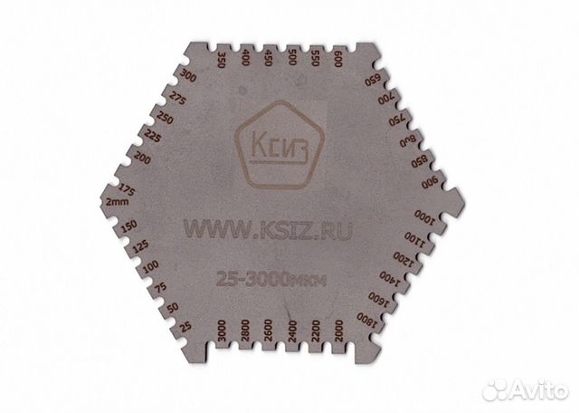 Гребенка измерения толщины мокрого слоя 25-3000