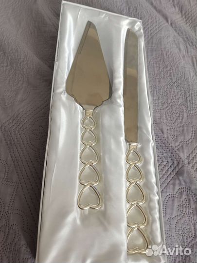 Нож и лопатка для торта
