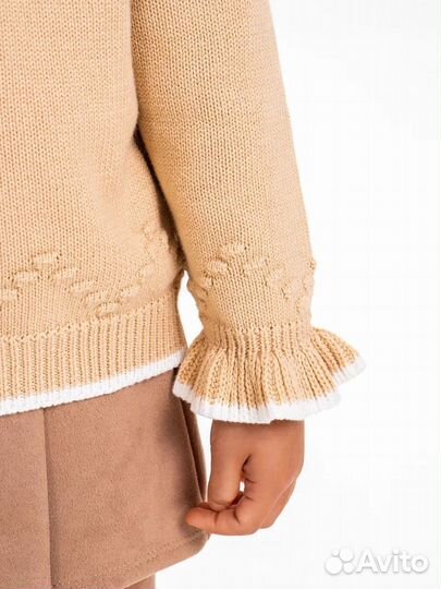 Вязаный свитер детский