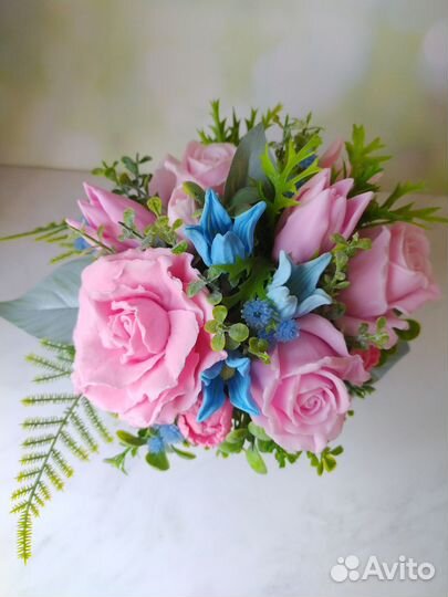 Букет из мыла