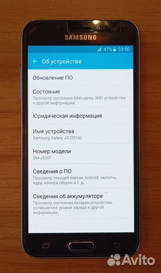 Samsung Galaxy J3 (2016) SM-J320F/DS, 8 ГБ