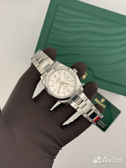 Часы Rolex datejust 41mm White dial