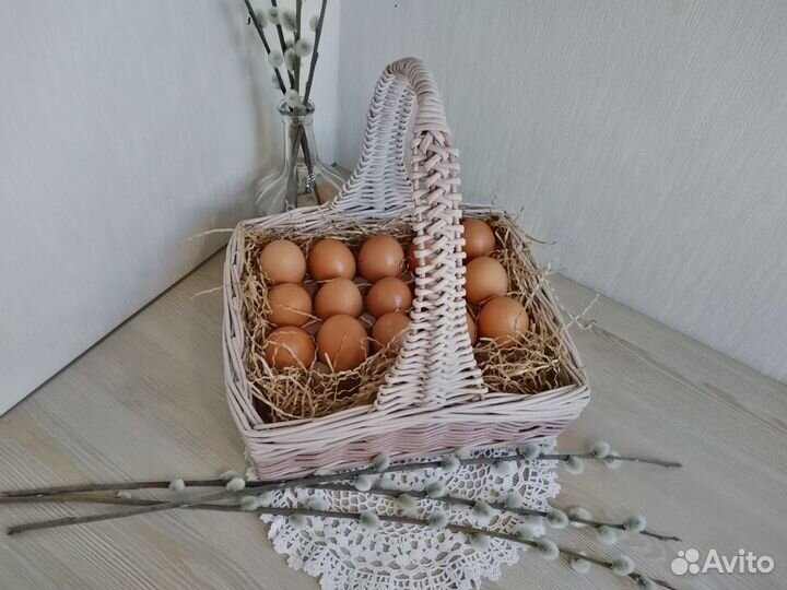 Корзина плетеная с ручкой