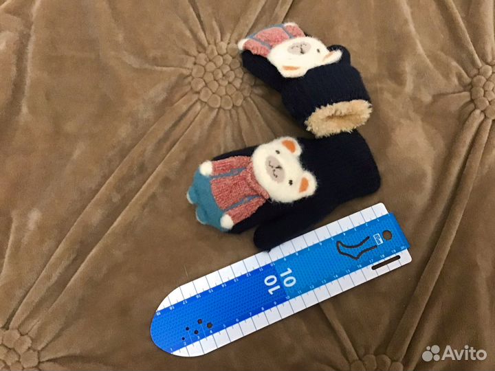 Варежки детские 1 -2 года зимние