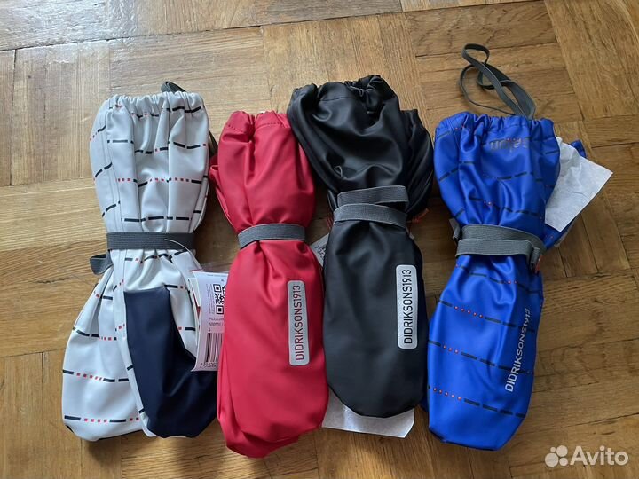 Варежки Didriksons резина 0, 2, 4, 6