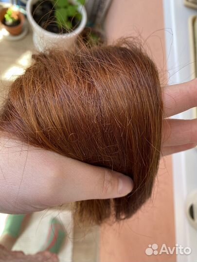 Волосы натуральные на заколках