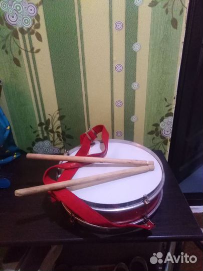 Барабан советский пионерский