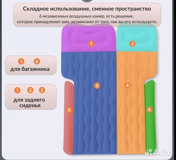 Надувной матрас универсальный