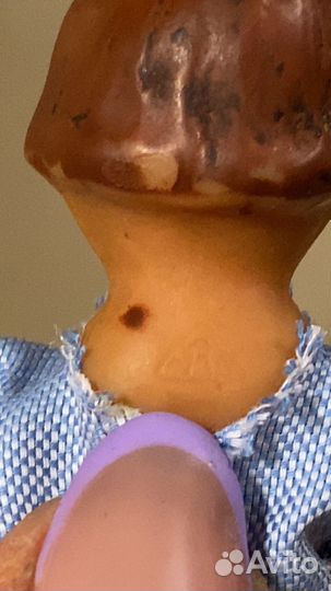 Кукла ARI, ГДР, клеймо