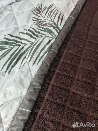 Пледы и покрывало бу