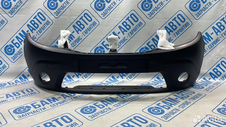 Бампер передний Renault Sandero 1 (2009-2014) под птф