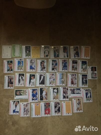 Бейсбольные карточки 40 шт