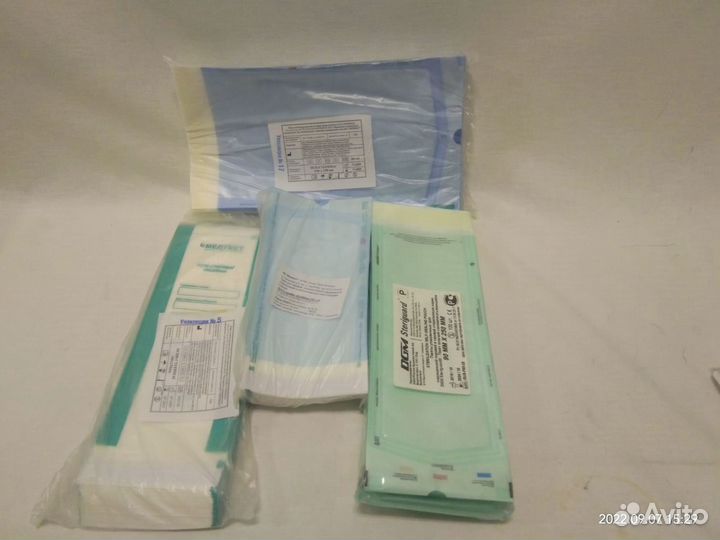 Пакеты, стерилизаторы, индикаторы в ассортименте