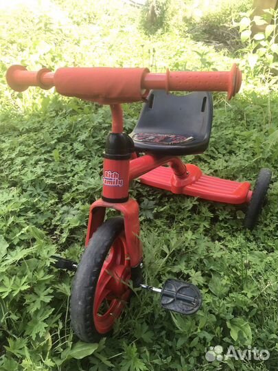 Детский велосипед трехколёсный