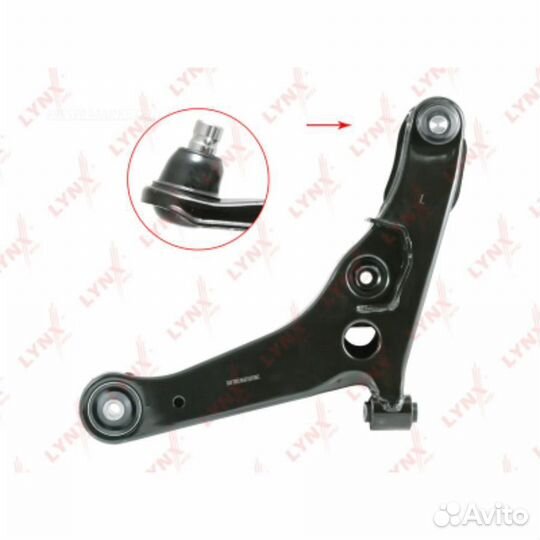 Lynxauto C5505L Рычаг подвески нижний перед лев