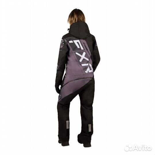 Комбинезон FXR CX без утеплителя Black/Muted Grape