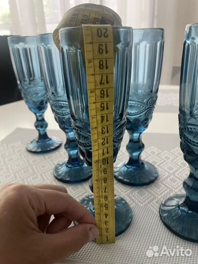 Бокалы для шампанского 6 штук