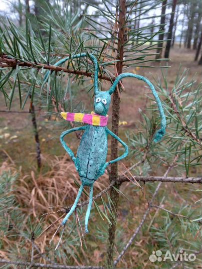 Ватная игрушка насекомое:)