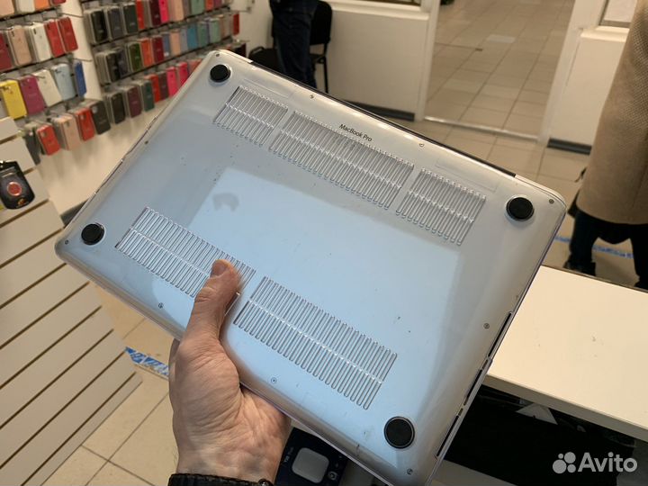 Глянцевый прозрачный чехол Для MacBook