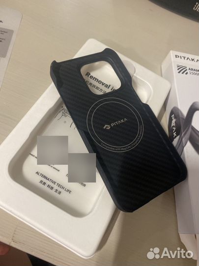 Карбоновый чехол pitaka для iPhone 15 Pro