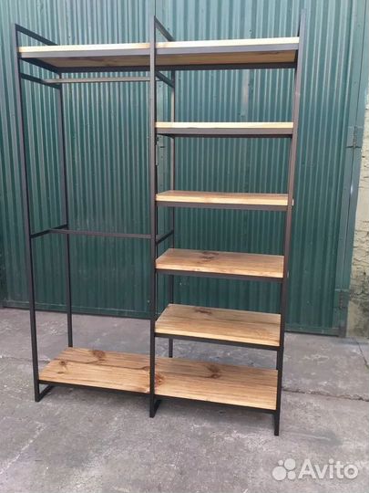 Стеллаж Рейл Вешалка для магазина