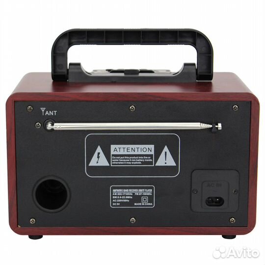 Портативная ретро FM колонка NS-8099BT