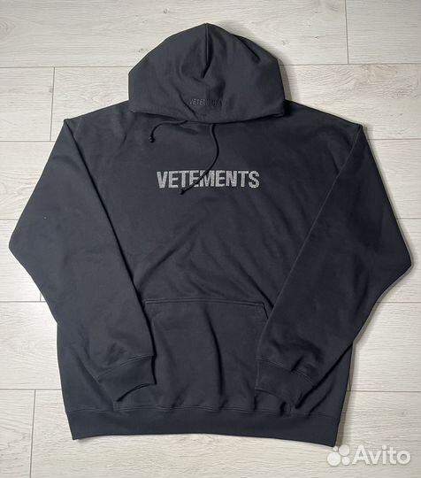 Vetements Crystal Logo Hoodie Оригинал
