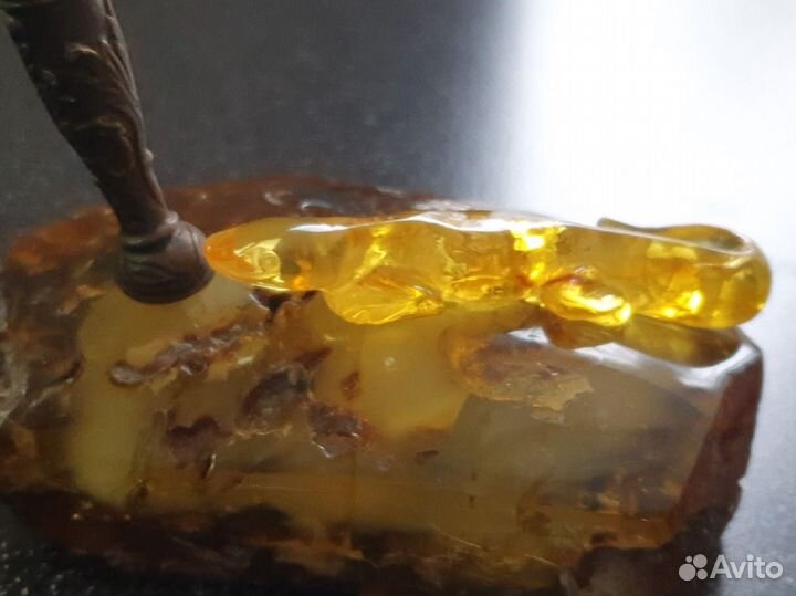 Письменный набор из янтаря