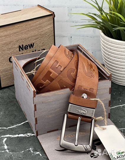 Ремень мужской Lacoste новый