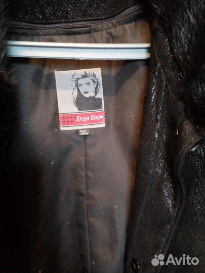 Куртка женская весна осень воротник норка