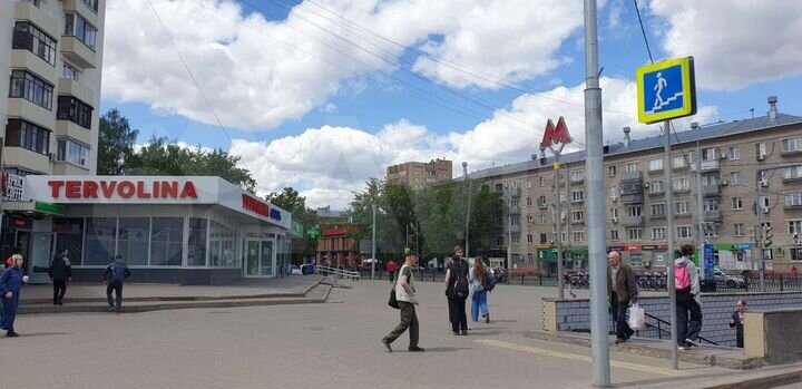 У м.Перово, мокрая точка, 23.6 м²